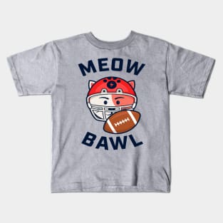 Cat Rugby American Football NFL Kids T-Shirt